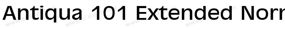 Antiqua 101 Extended Normal字体转换